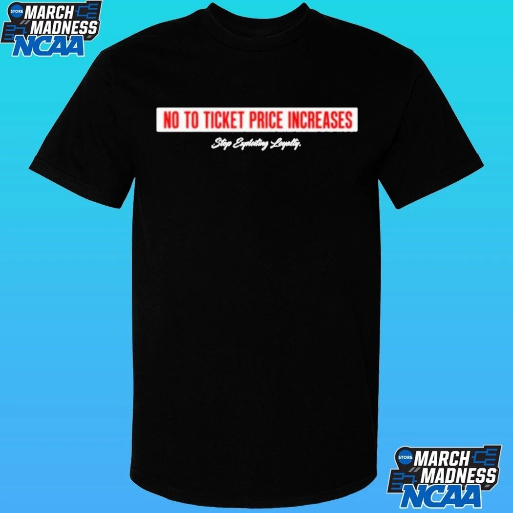 No To Ticket Price Increases Stop Spring Leyte Shirt
