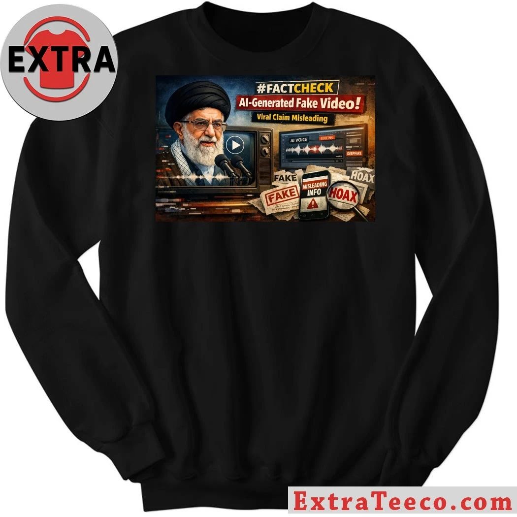 Ali Khamenei Fact Check Ai Generated Fake Video Viral Claim Misleading Shirt