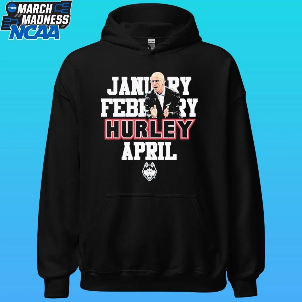 January February Hurley April UConn Huskies Basketball Shirt