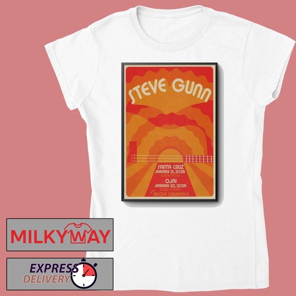 Steve Gunn Ojai Deer Lodge In Ojai CA Jan 22 2026 Poster shirt