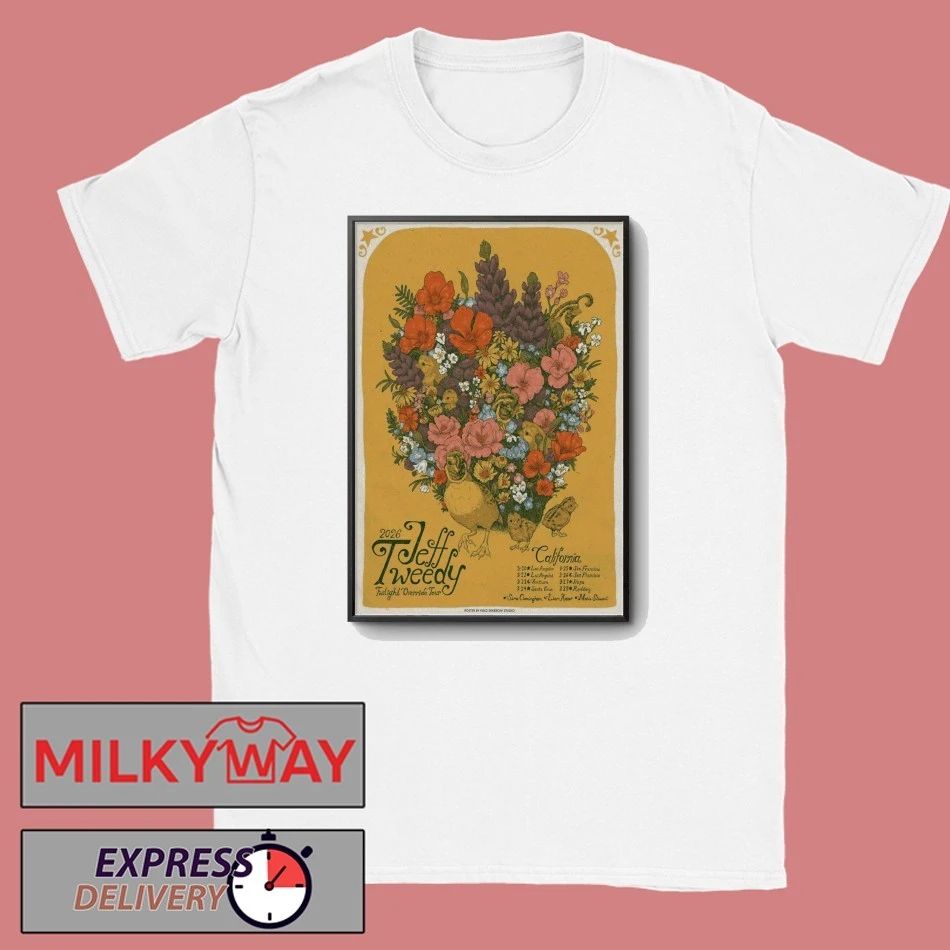 Mar 24 2026 Jeff Tweedy Poster Santa Cruz shirt