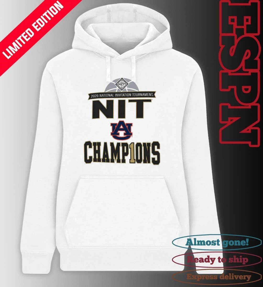 DI Men’s Basketball Postseason NIT Champions Auburn Tigers Shirt