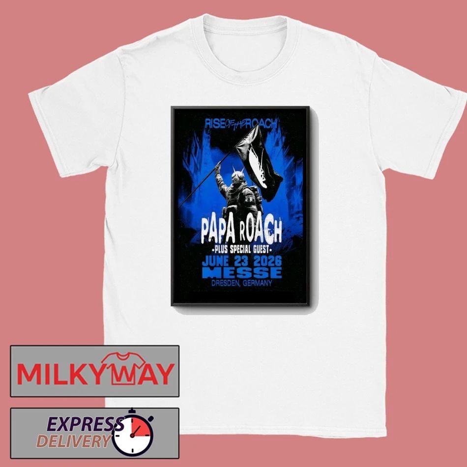 Papa Roach Jun 23 2026 Messe Dresden Germany Poster shirt