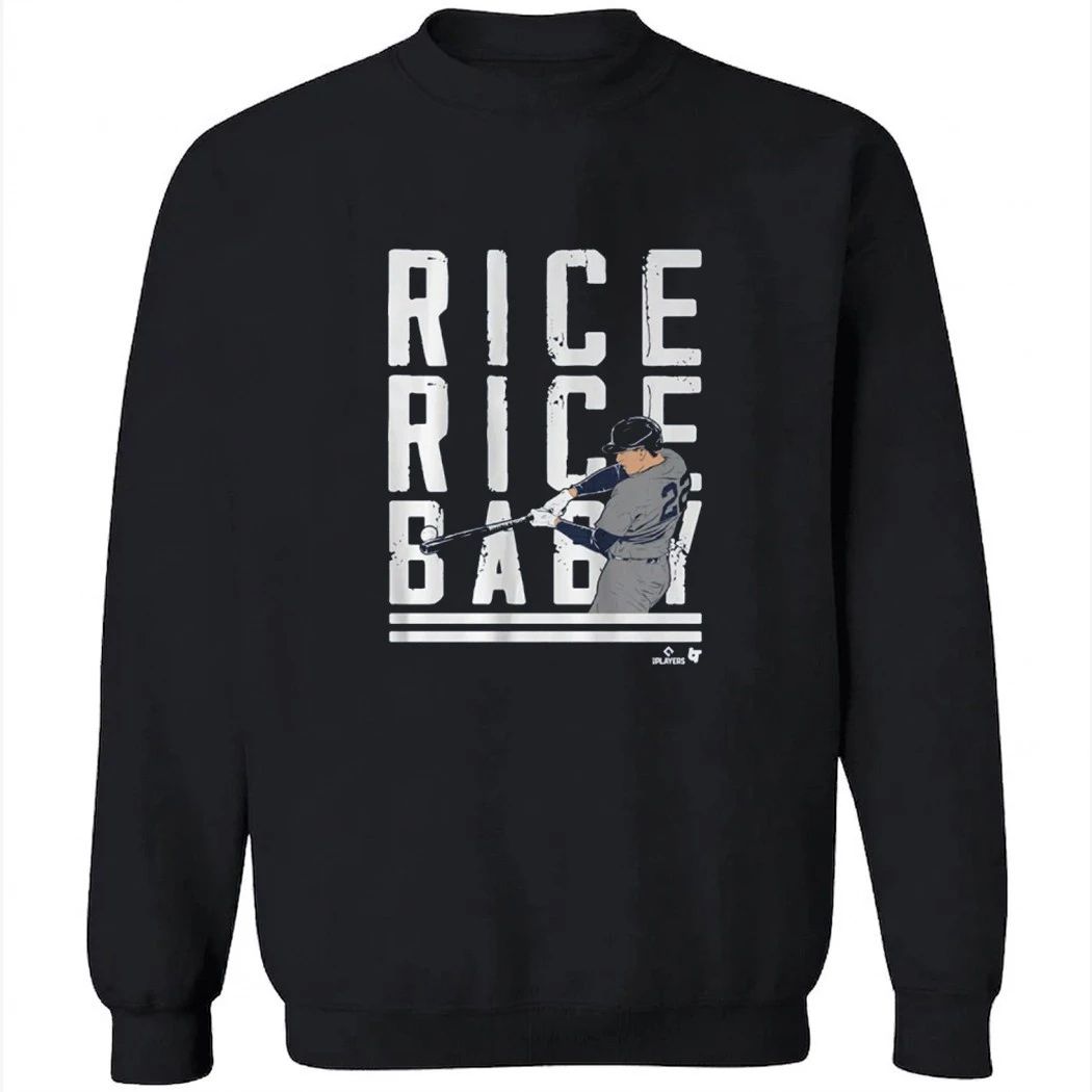 Ben Rice Rice Rice Baby Baseball Shirt