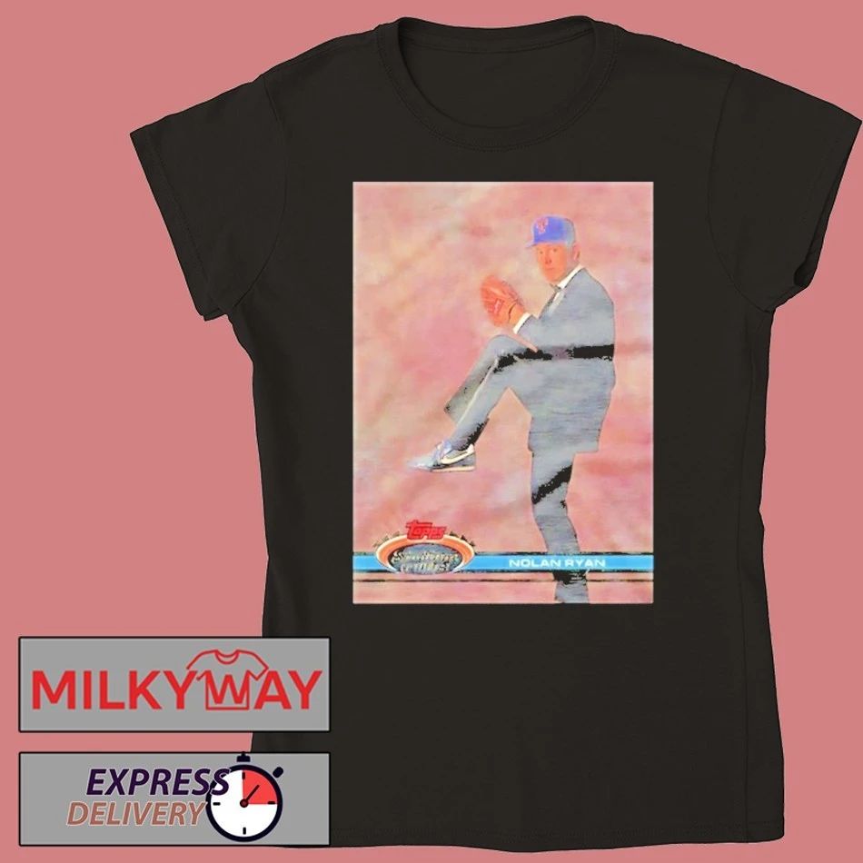 Texas Rangers Nolan Ryan Topps Baseball Shirt