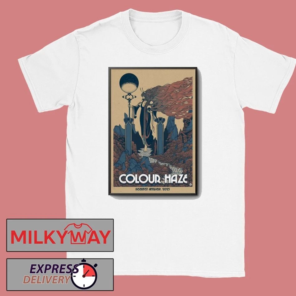 Colour Haze Oct 18 2025 Desertfest Antwerp Poster shirt
