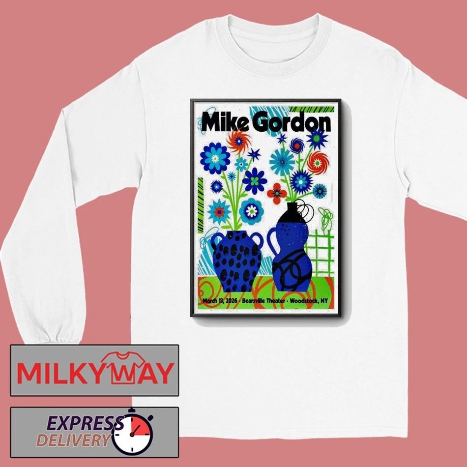 Mike Gordon Mar 13 2026 In Woodstock NY Poster shirt