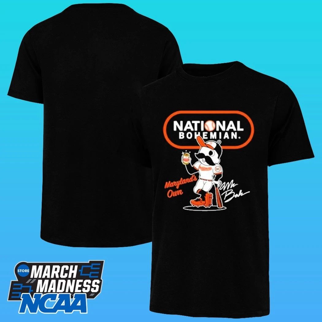 National Bohemian Mr. Boh Baseball Maryland’s Own Shirt