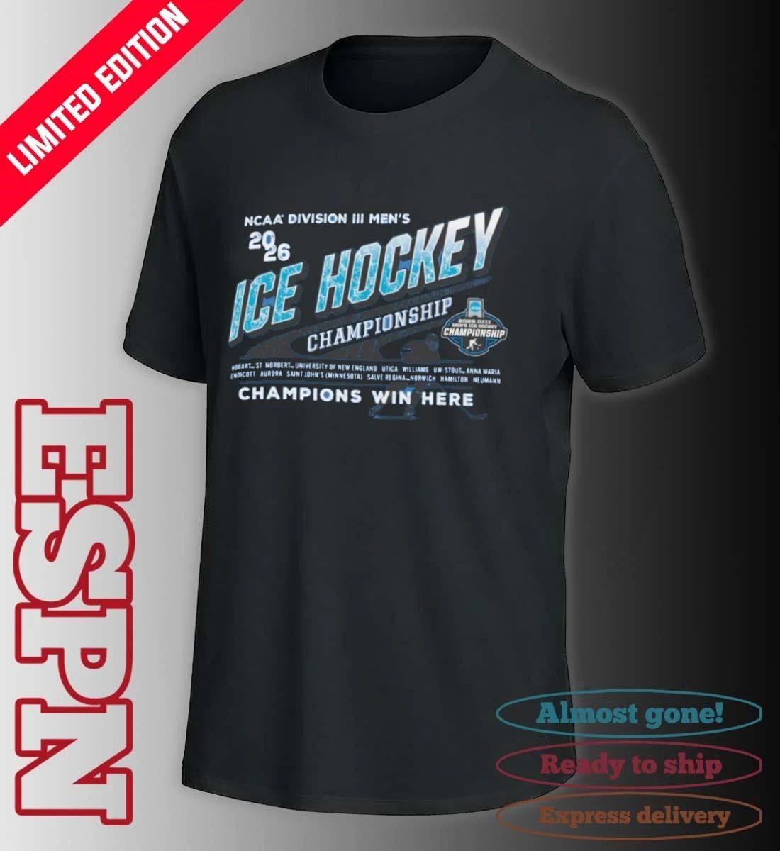 2026 NCAA Division III Men’s Ice Hockey 1st Round T-Shirt