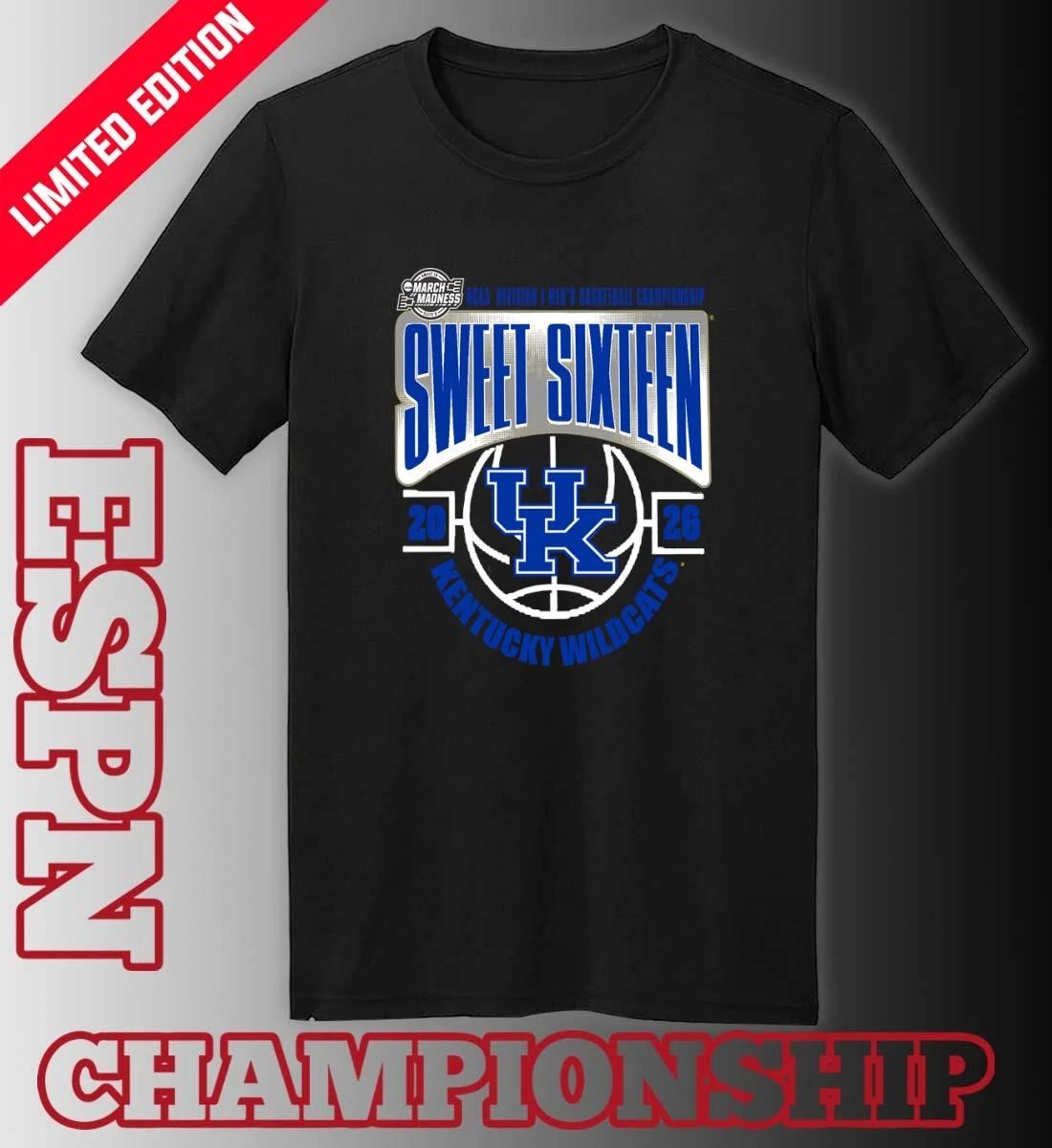 Kentucky Wildcats Sweet 16 NCAA DI Men’s Basketball Tournament March Madness 2026 T-Shirt