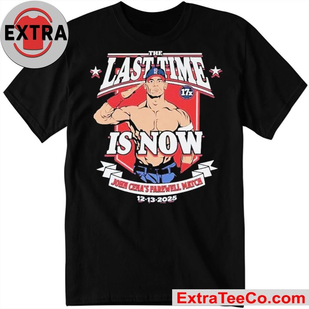 John Cena The Last Time Is Now Farewell Match in Washington DC Dec 13 2025 Saturday Night’s Main Event in Washington, D.C Shirt