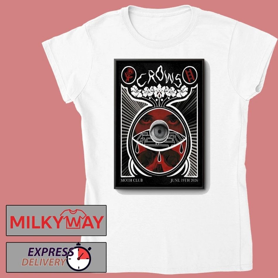 CROWS London UK On Jun 19 2026 Tour Poster shirt