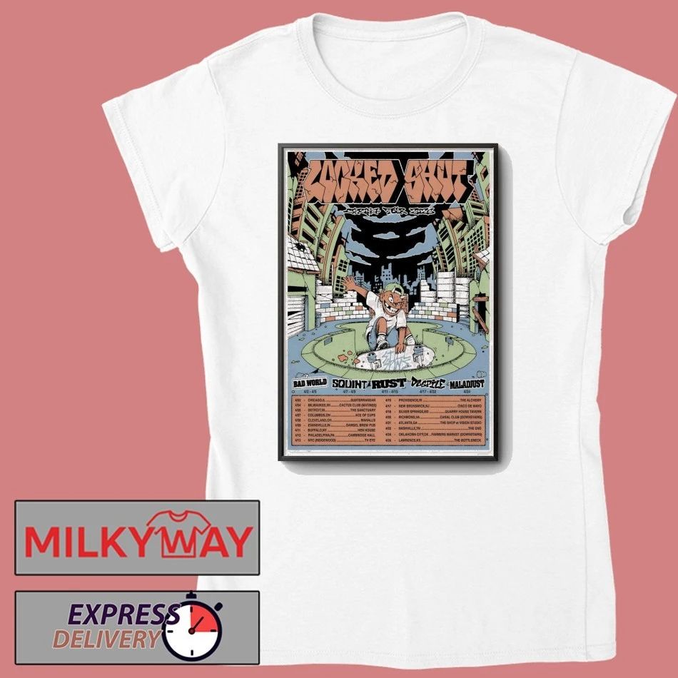 Poster LOCKED SHUT Tour Spring 2026 shirt