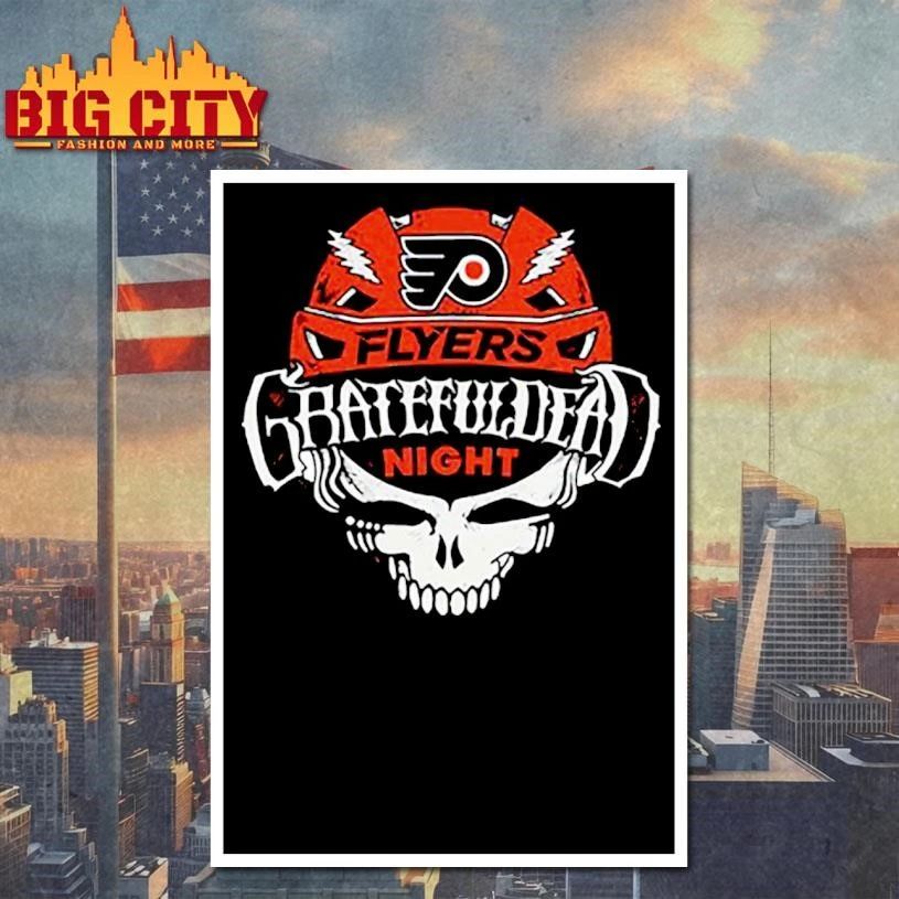 Grateful Dead Night Flyers April 14 2026 Event Skull Shirt