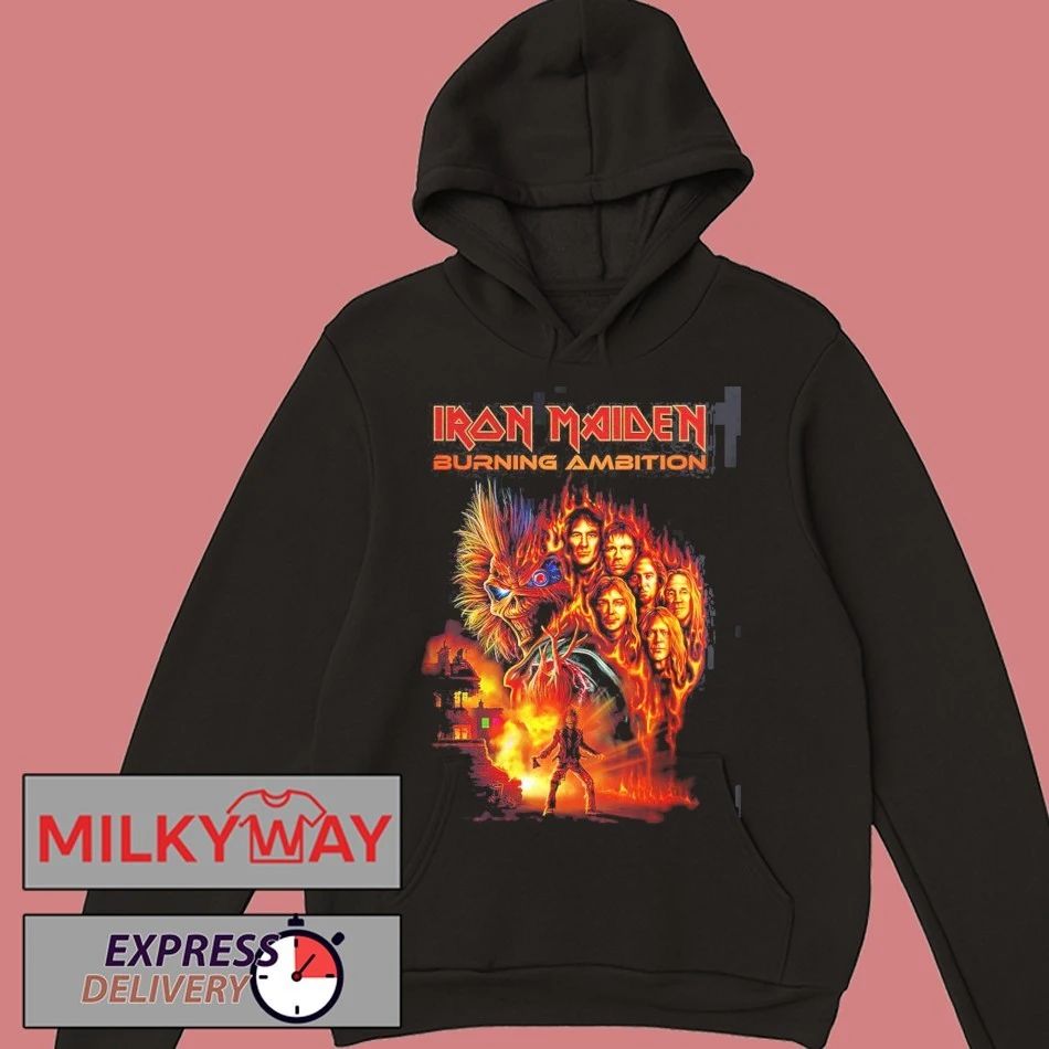 Iron Maiden Burning Ambition Movie Poster T-Shirt