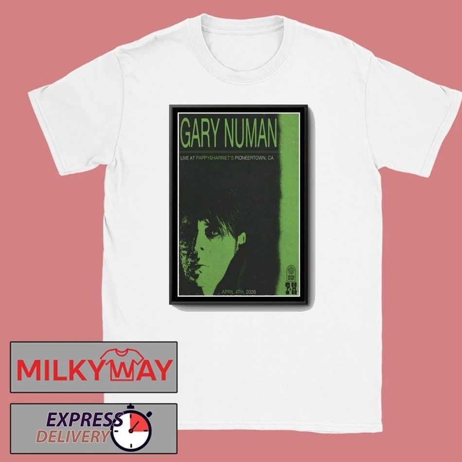 Gary Numan Pappy And Harriet’s, Pioneertown 2026 Poster shirt