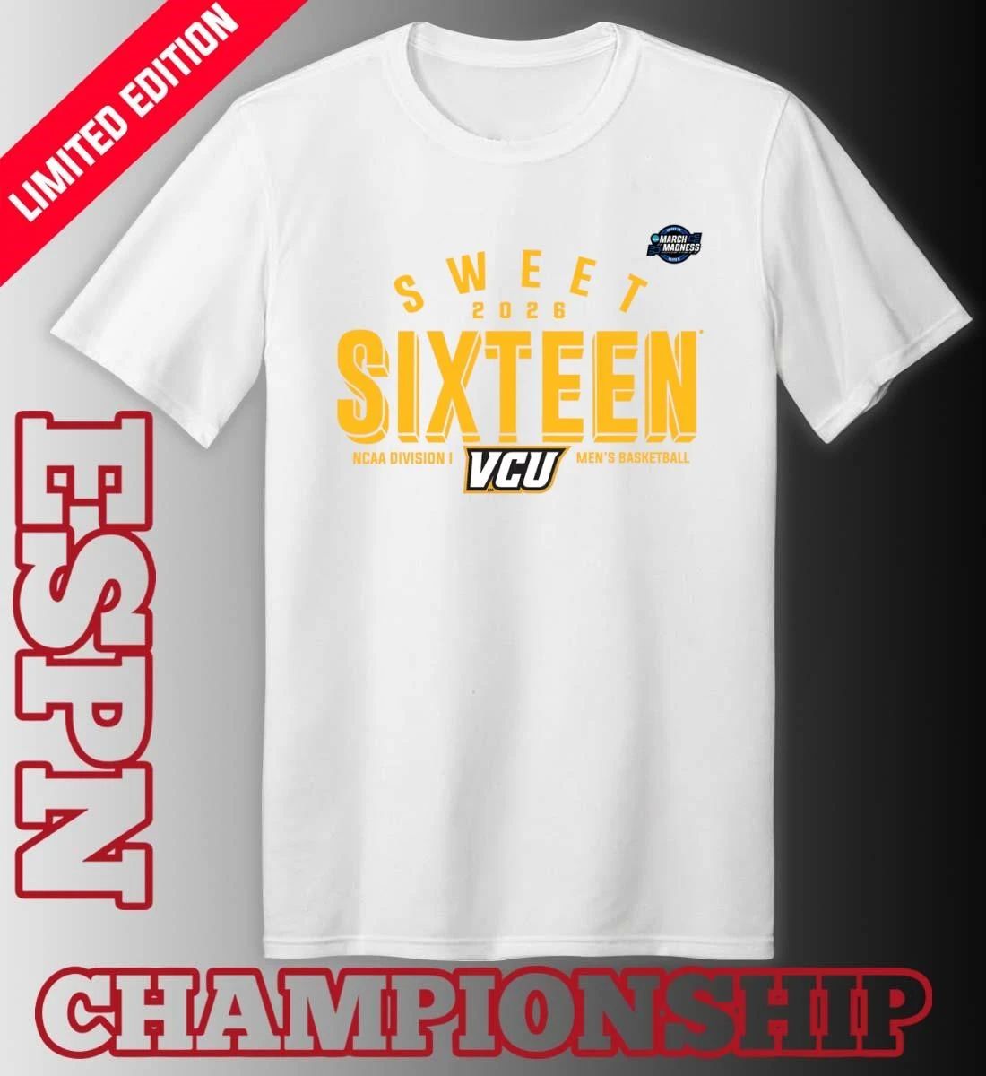 Sweet 16 VCU Rams 2026 NCAA Men’s Basketball T-Shirt