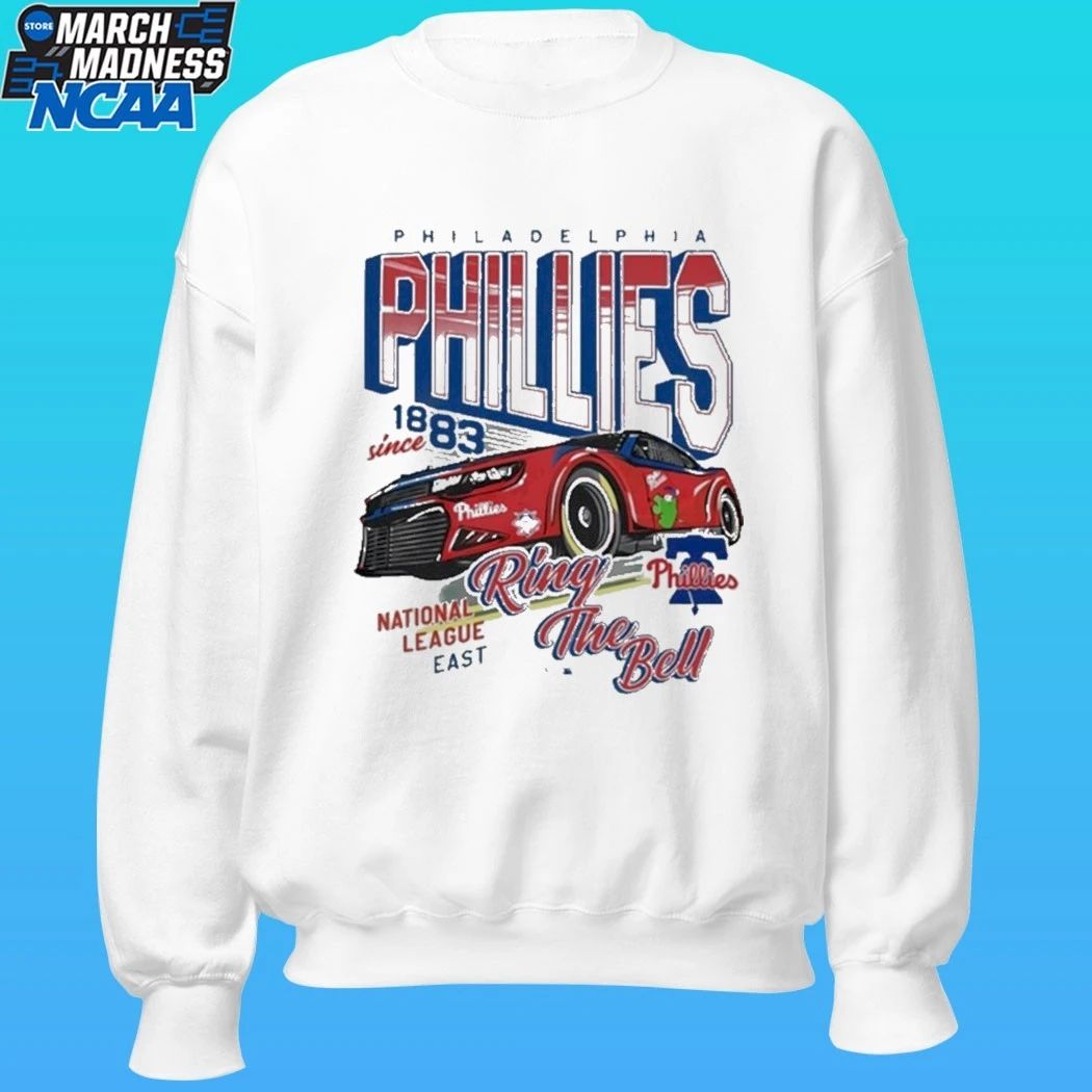 Phillie Phanatic Philadelphia Phillies 47 Racer Ring The Bell Since 1883 National League East Shirt