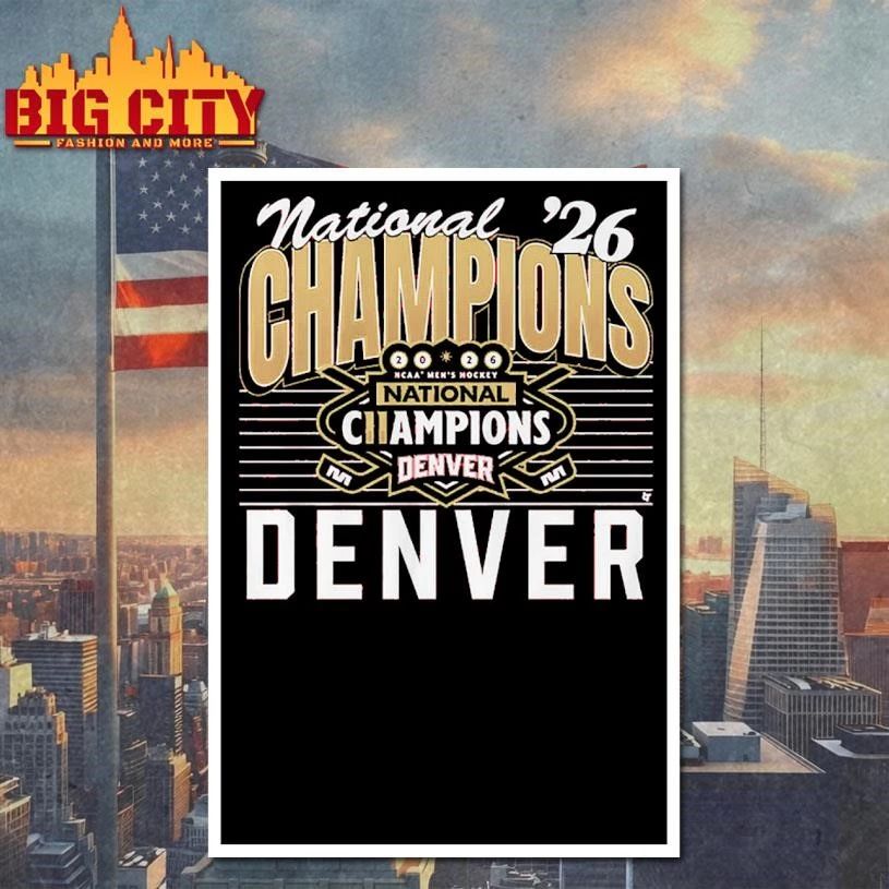 Denver Men’s Hockey 2026 National Champions Graphic Shirt