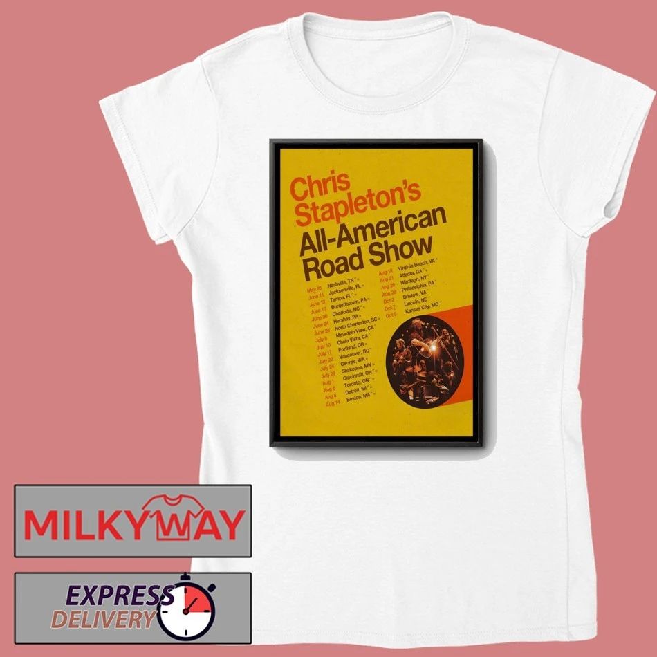Poster Chris Stapleton All American Road Show 26 shirt
