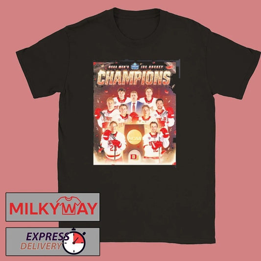 Denver Pioneers Defeating Wisconsin 2-1 Become 2026 NCAA Men’s Ice Hockey Champions T-Shirt