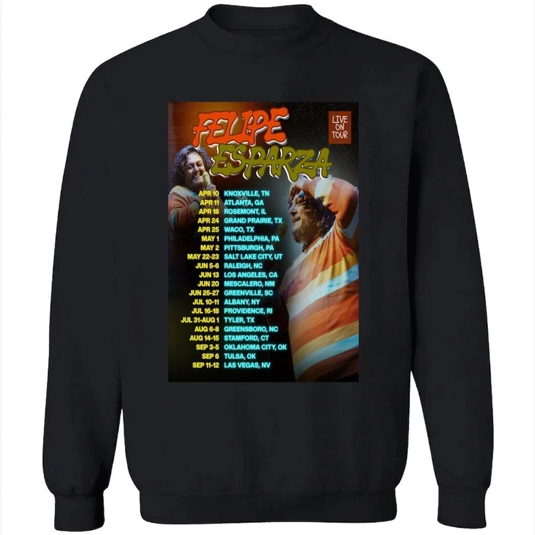 Felipe Esparza Live On Tour 2026 Poster Shirt