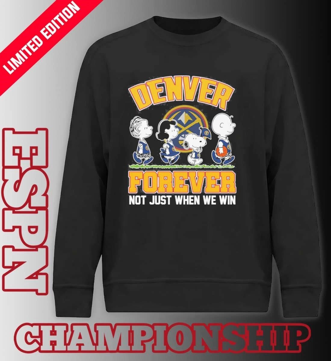 Forever The Peanuts Character X Denver Nuggets Shirt