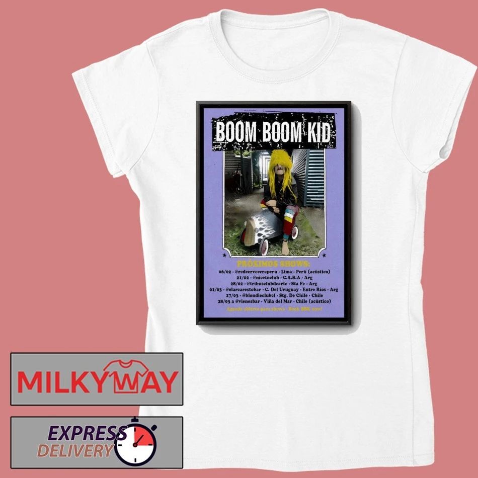 Boom Boom Kid Proximos 2026 Tour Poster shirt