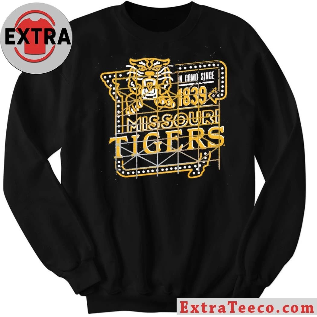Missouri Tigers Light Up Sign Logo T-Shirt