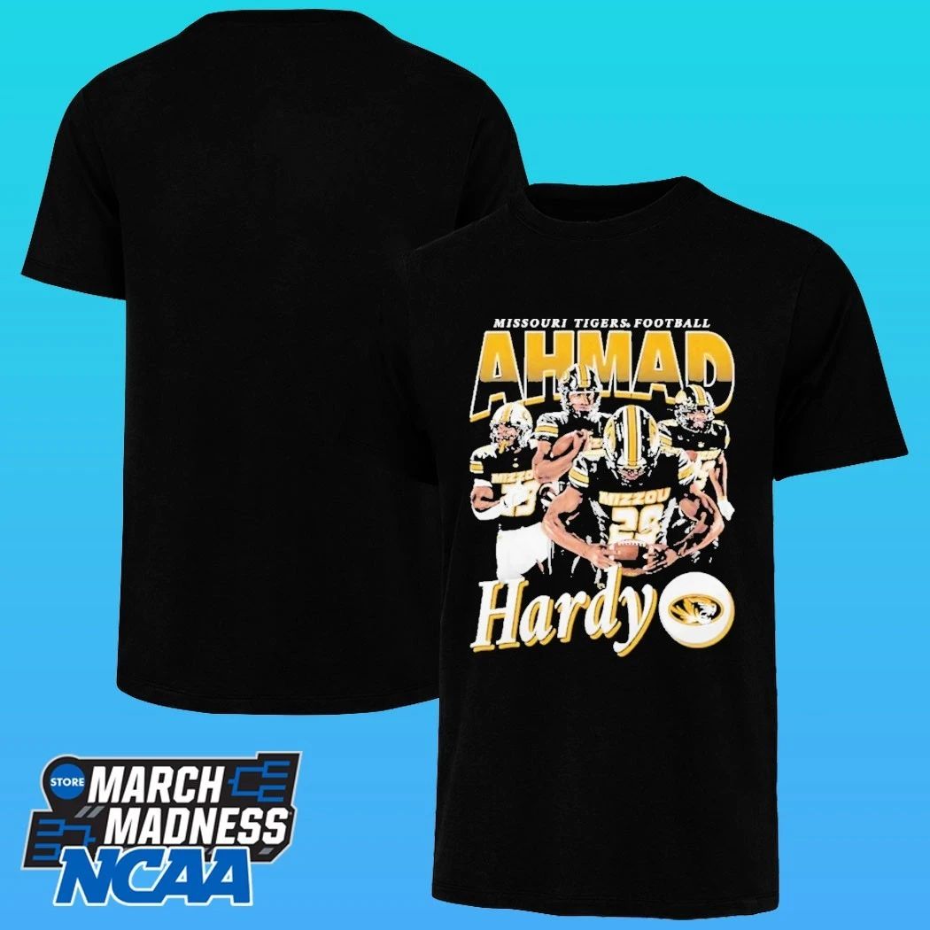 Ahmad Hardy Illustrated Missouri Tigers Football 2026 Shirt