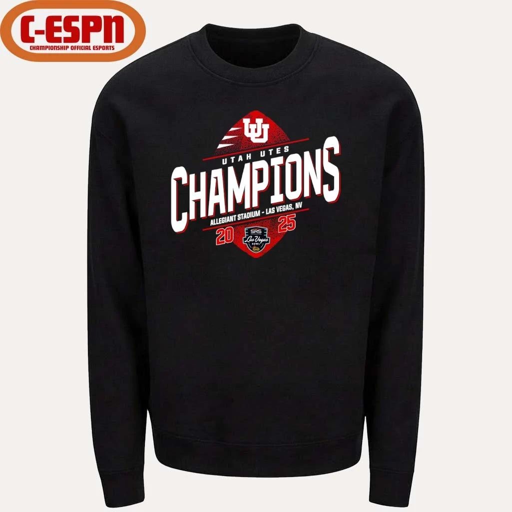 Utah Utes SRS Distribution Las Vegas Bowl Champions T-shirt