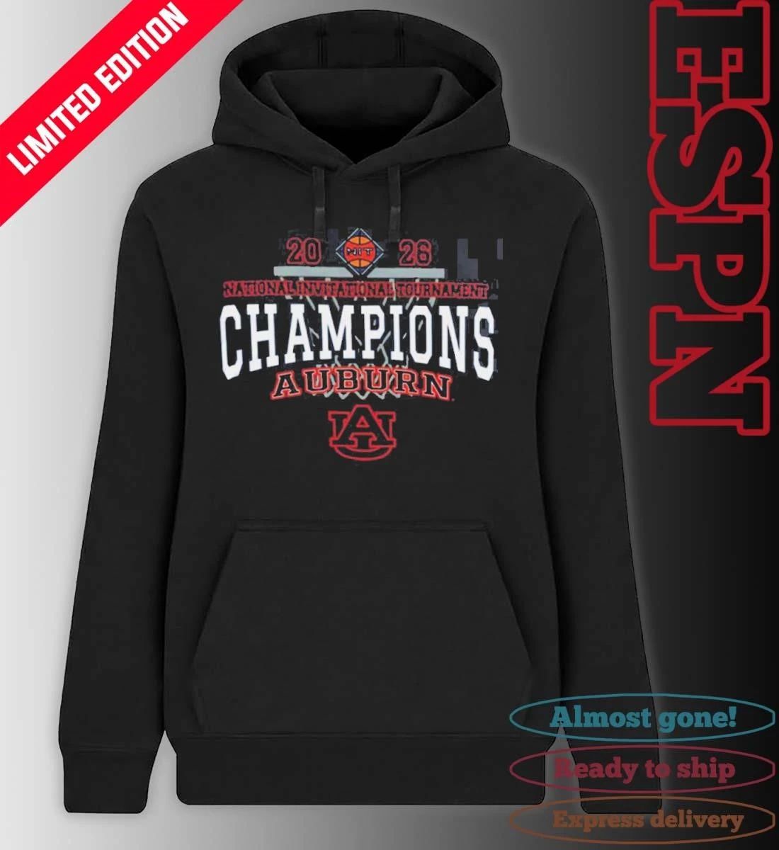 Auburn Tigers Men’s Basketball 2026 NIT Champions Shirt