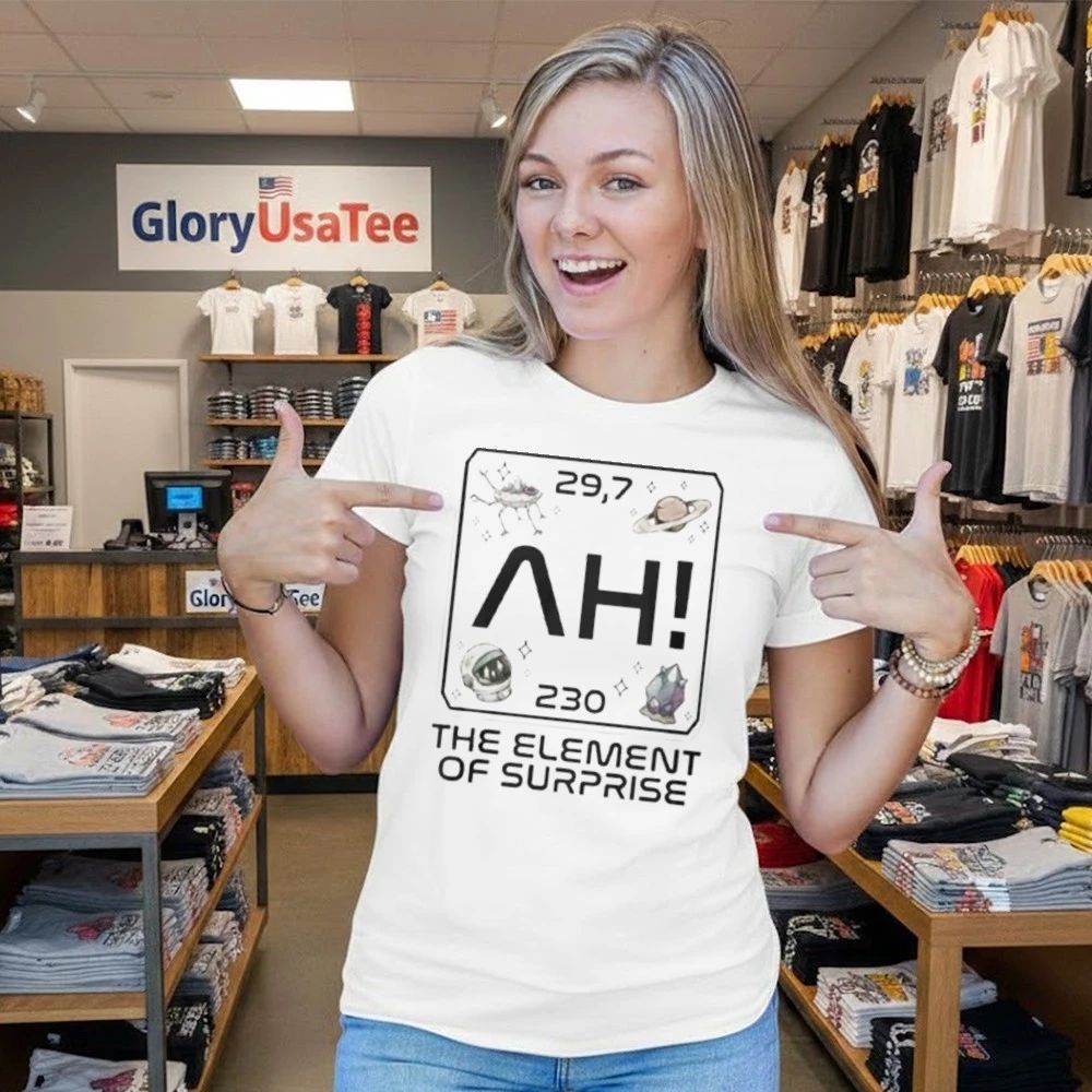 Project Hail Mary Ah Element Of Surprise Sci-Fi Space Novel T-Shirt