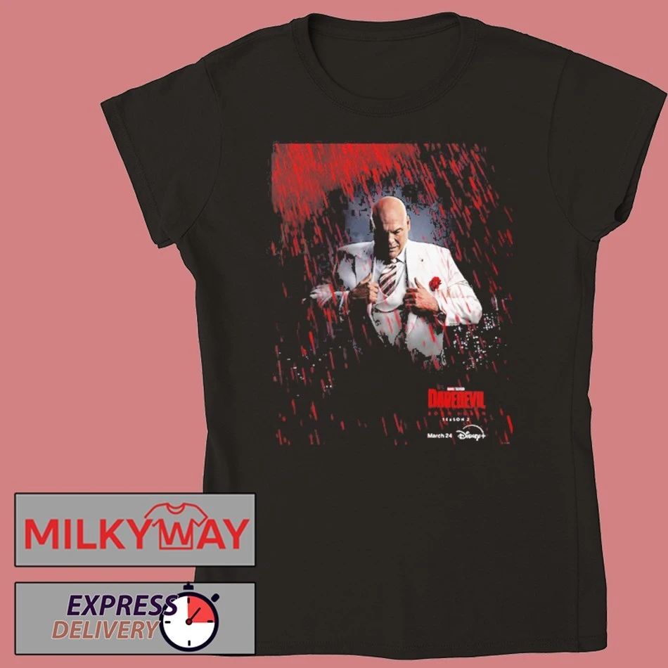 Kingpin Returns On Daredevil Born Again Season 2 On March 24 2026 shirt