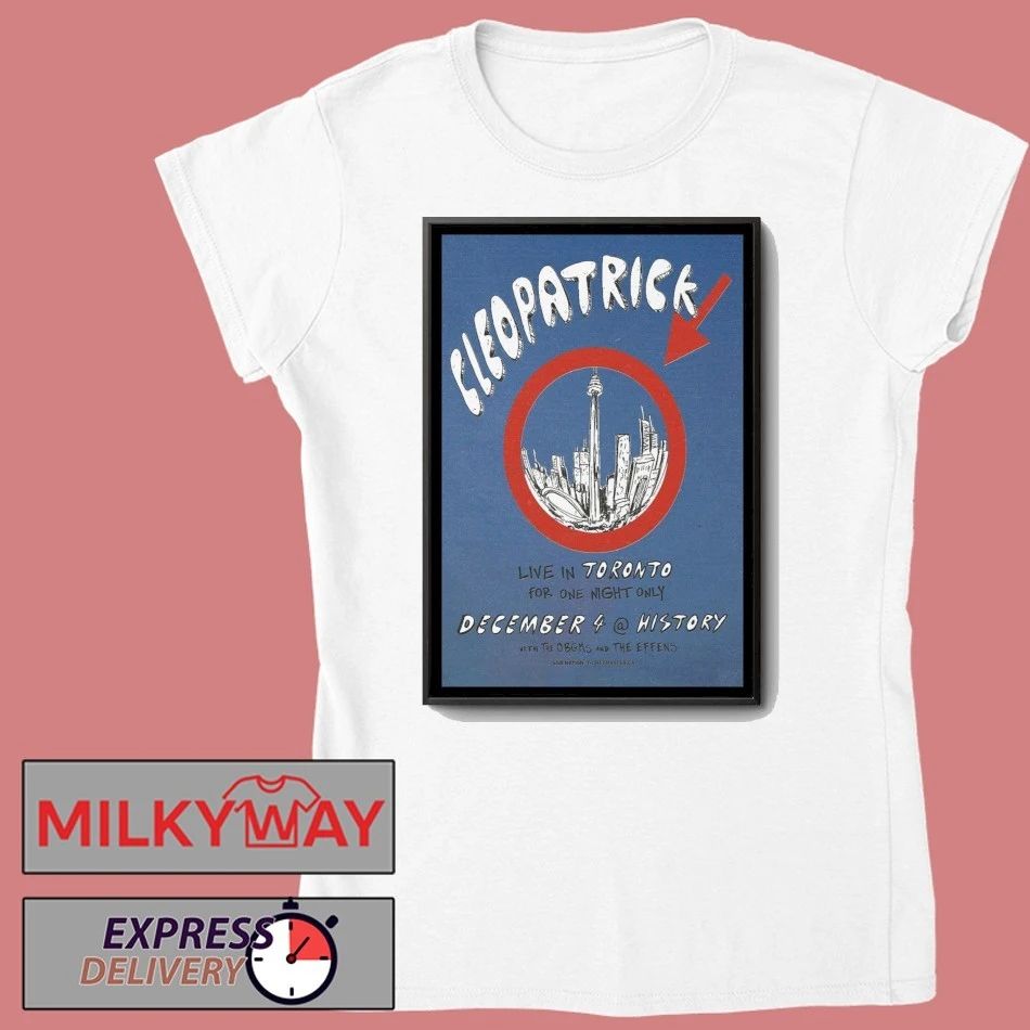Cleopatrick December 4 2025 Show Toronto ON Poster shirt