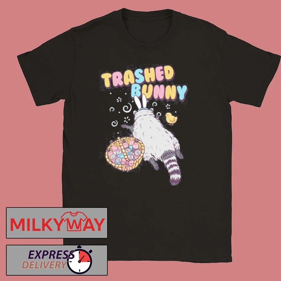 Trashed Bunny Raccoon shirt