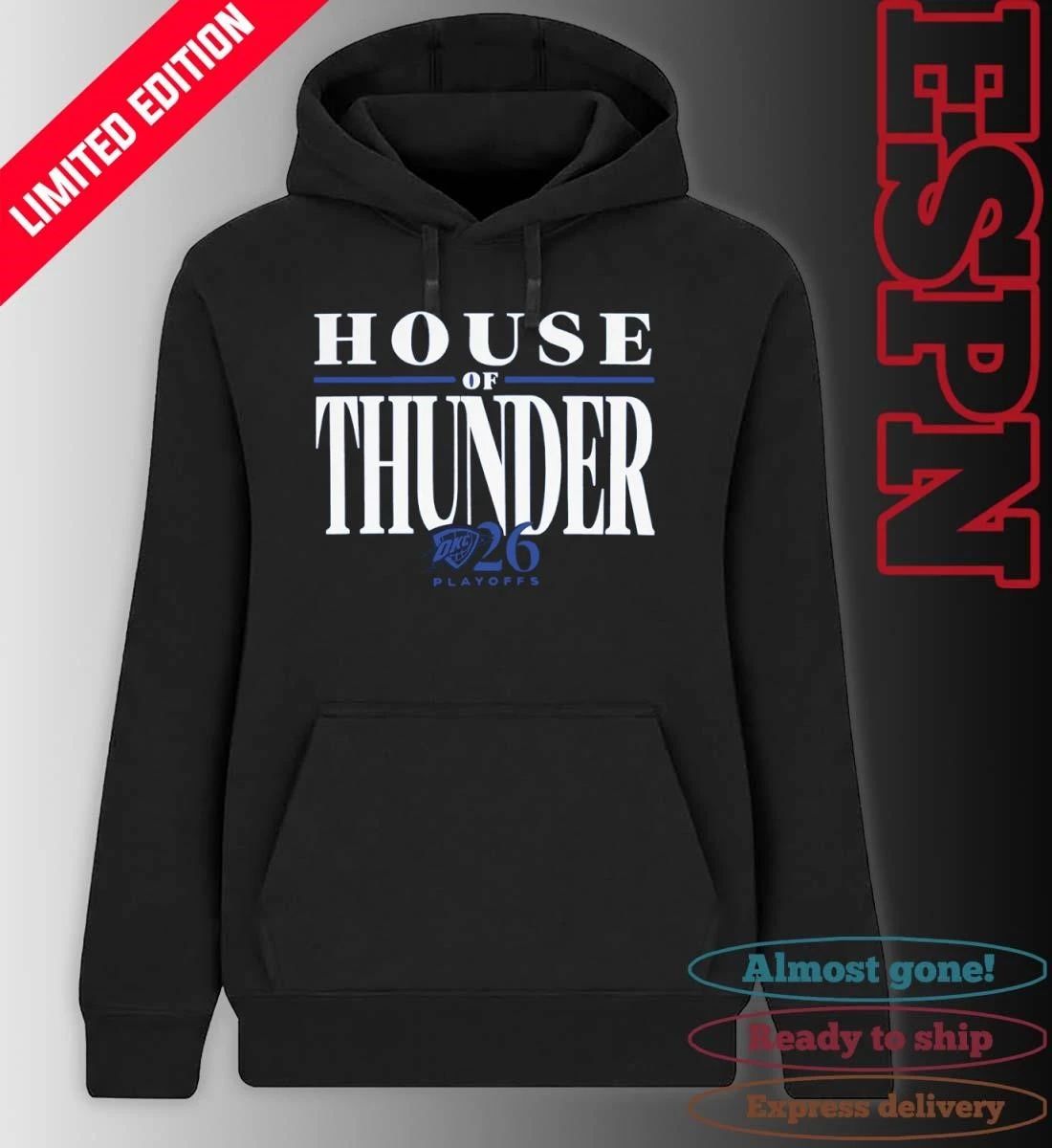Oklahoma City Thunder House Of Thunder 2026 NBA Playoff Game 1 Shirt