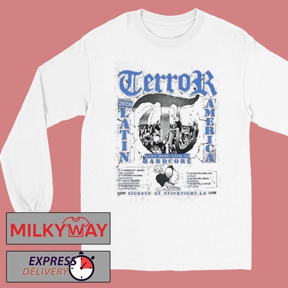 Terror Band Latin America 2026 Schedule Tour Dates Still Dedicated To Hardcore shirt