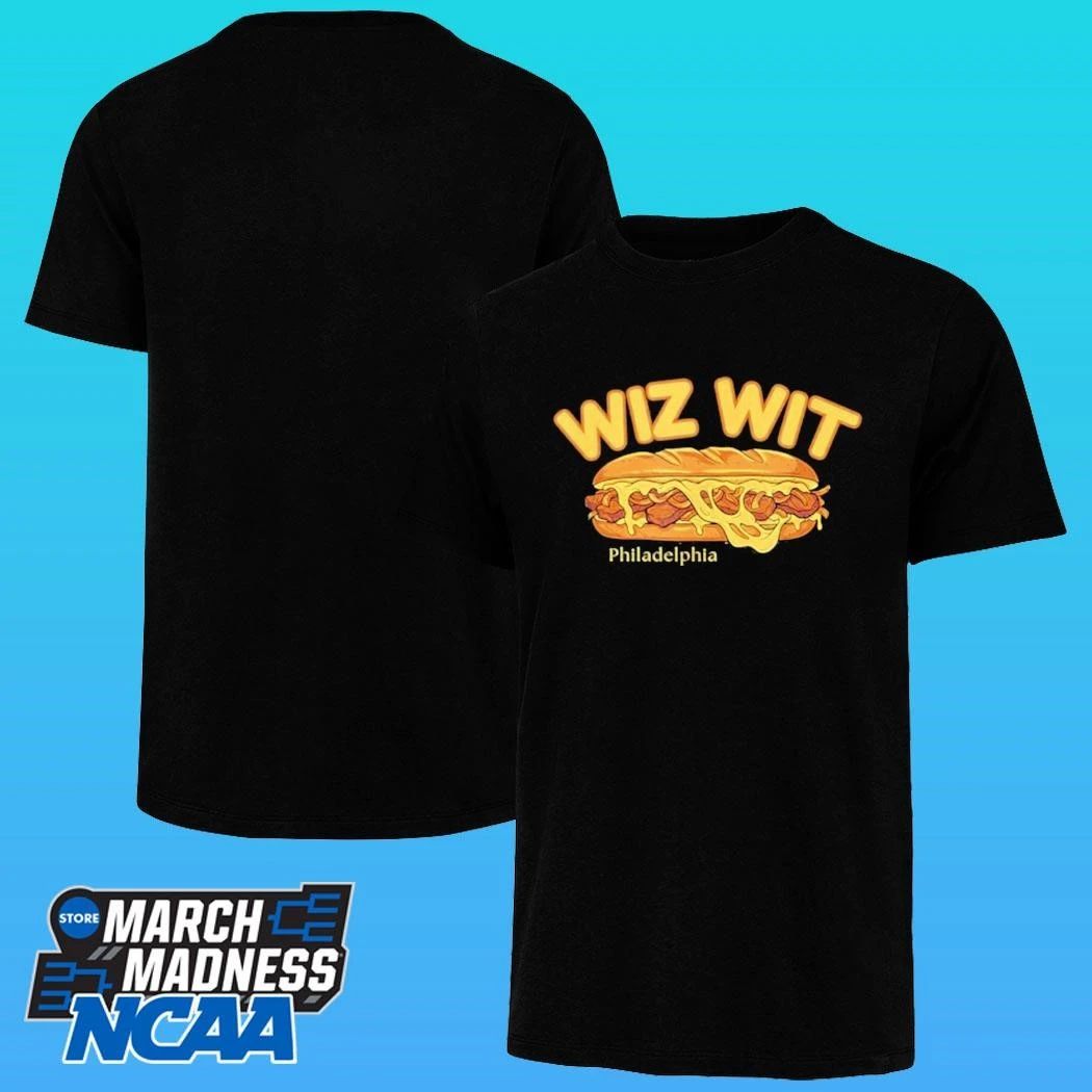 Wiz Wit Philly Cheesesteak Philadelphia Foods Parody T-shirt