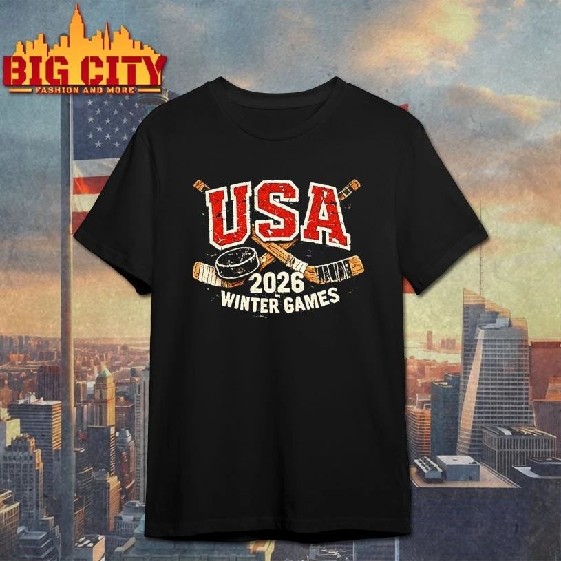 USA Hockey 2026 Winter Games vintage T-shirt
