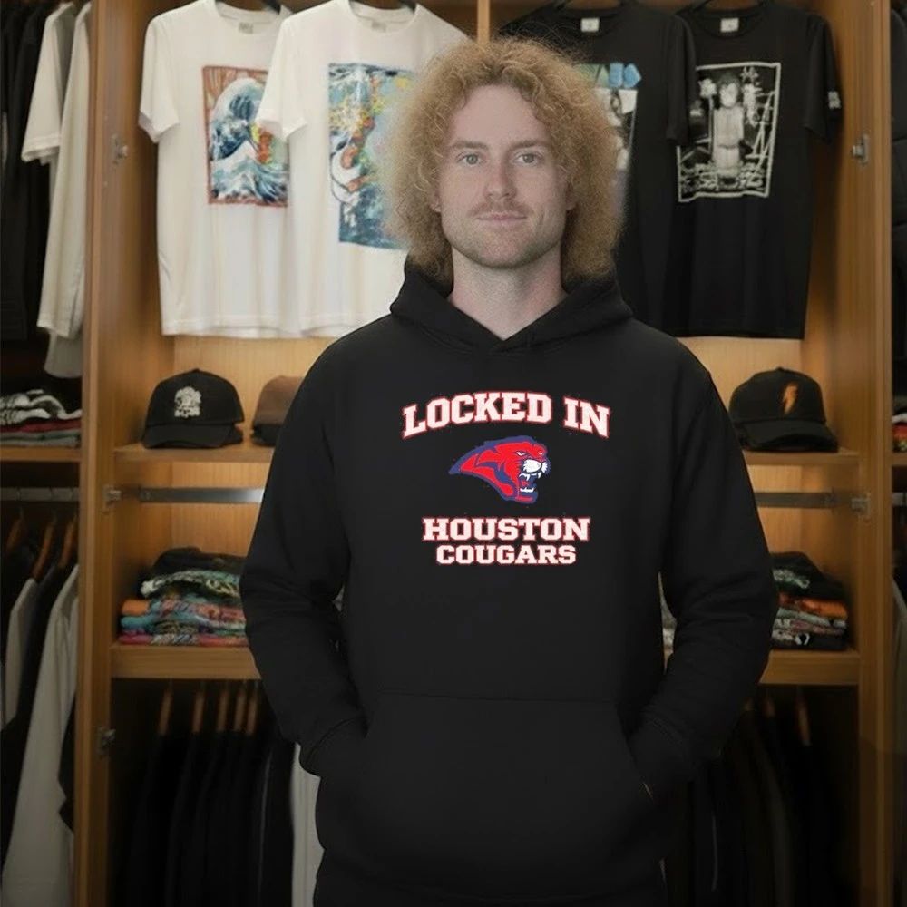 Houston Cougars Locked In for Game Day and Tournament Basketball Shirt