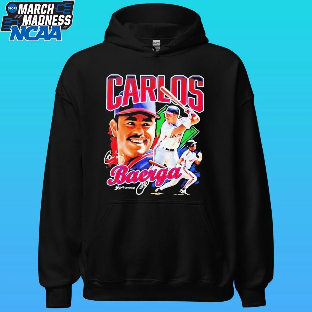 Carlos Baerga Cleveland Indians Baseball Player Collage Vintage Shirt