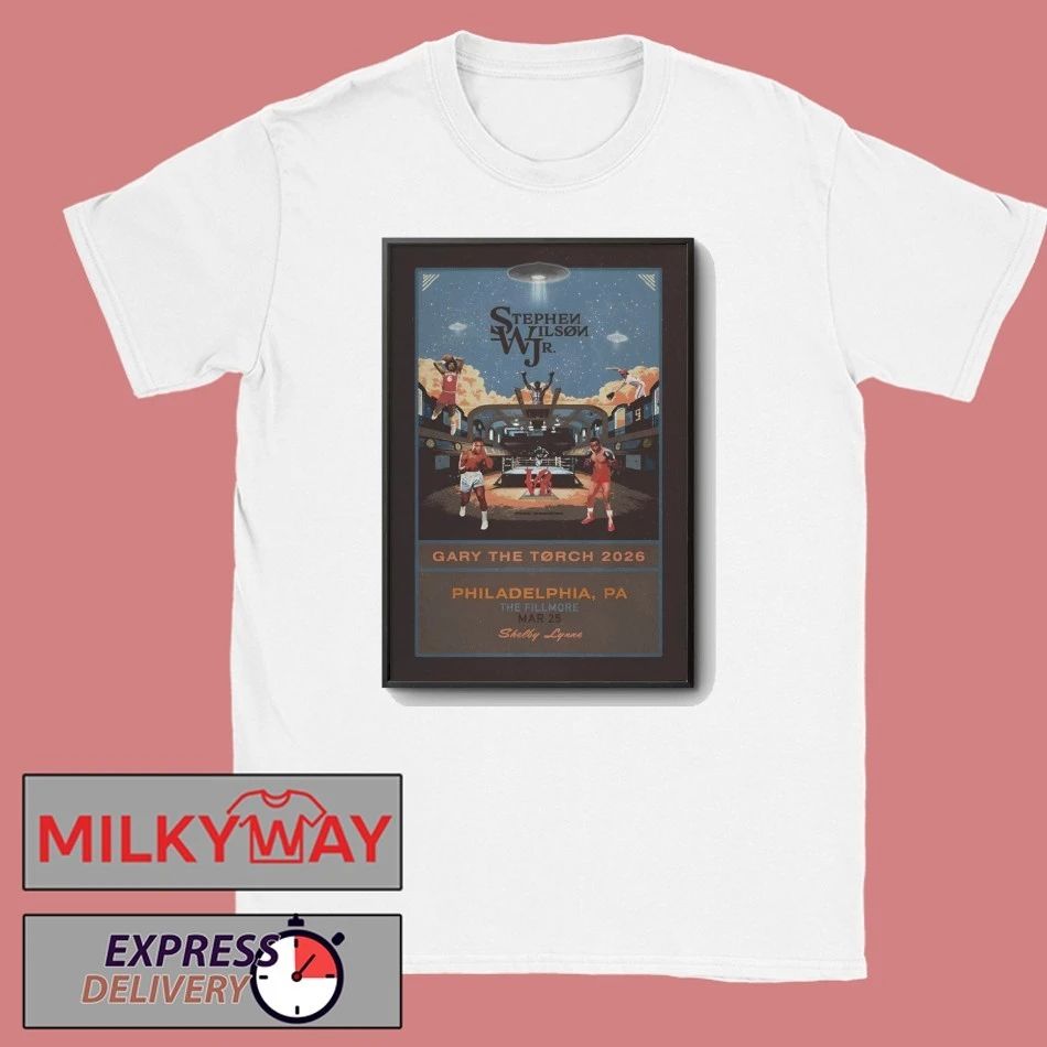 Stephen Wilson JR. 3 25 2026 Philadelphia PA Poster shirt