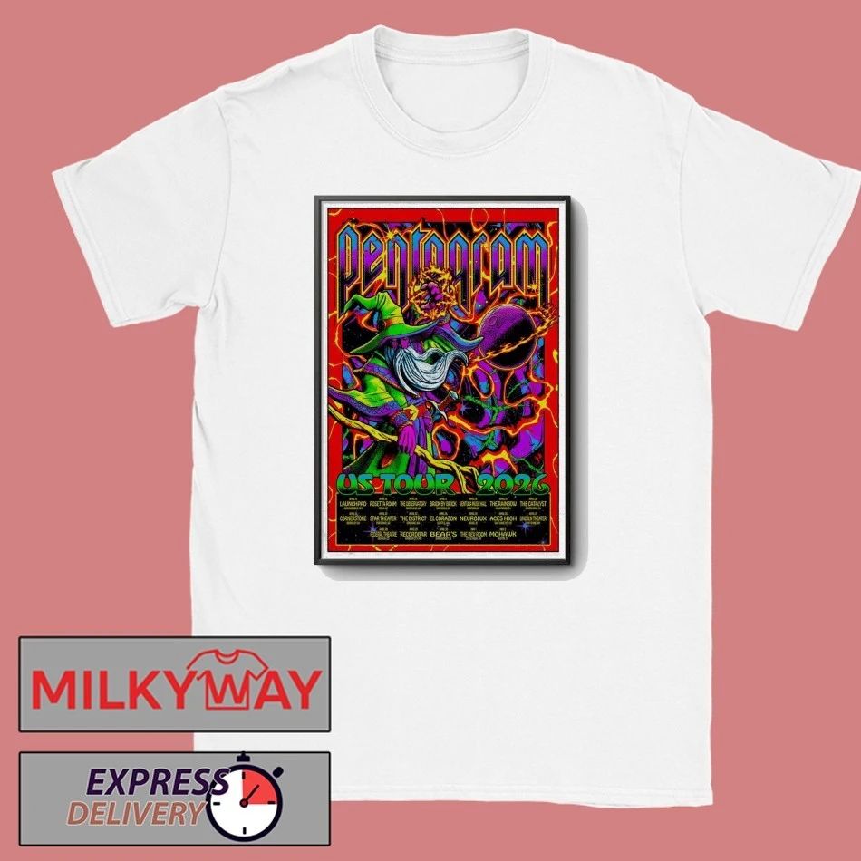 Pentagram US Tour 2026 Poster shirt