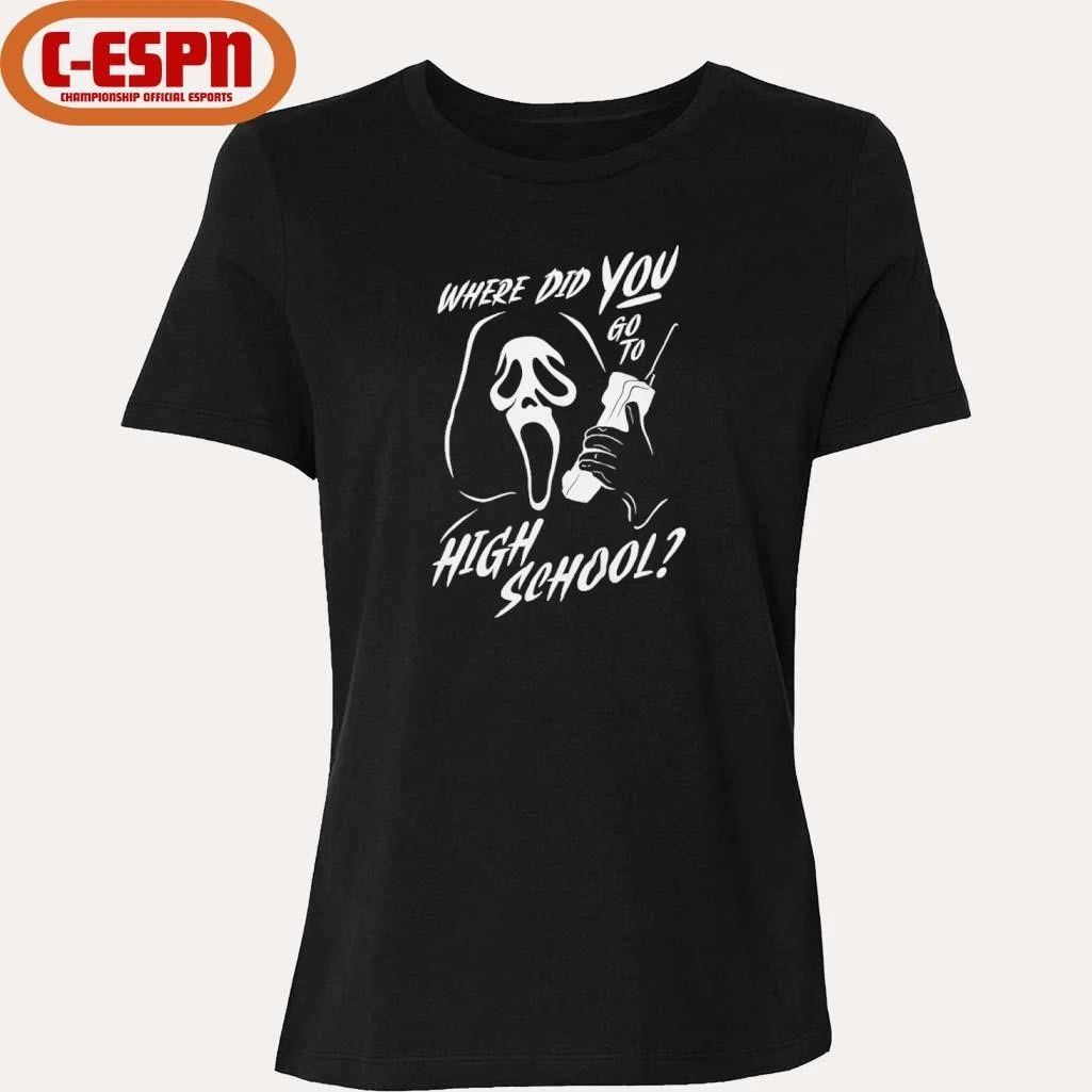 Where Did You Go to High School Ghostface Shirt