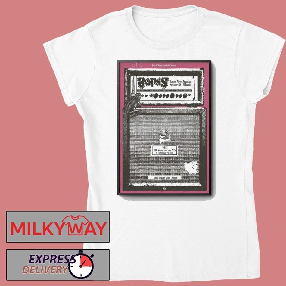 Boris Nov 28 2025 EL Teatrito in Buenos Aires Argentina Poster shirt