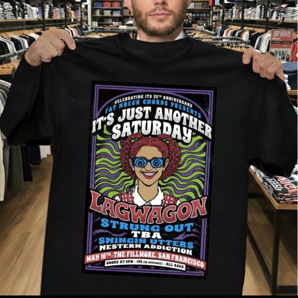 Lagwagon May 16 2026 The Fillmore, San Francisco Poster Shirt