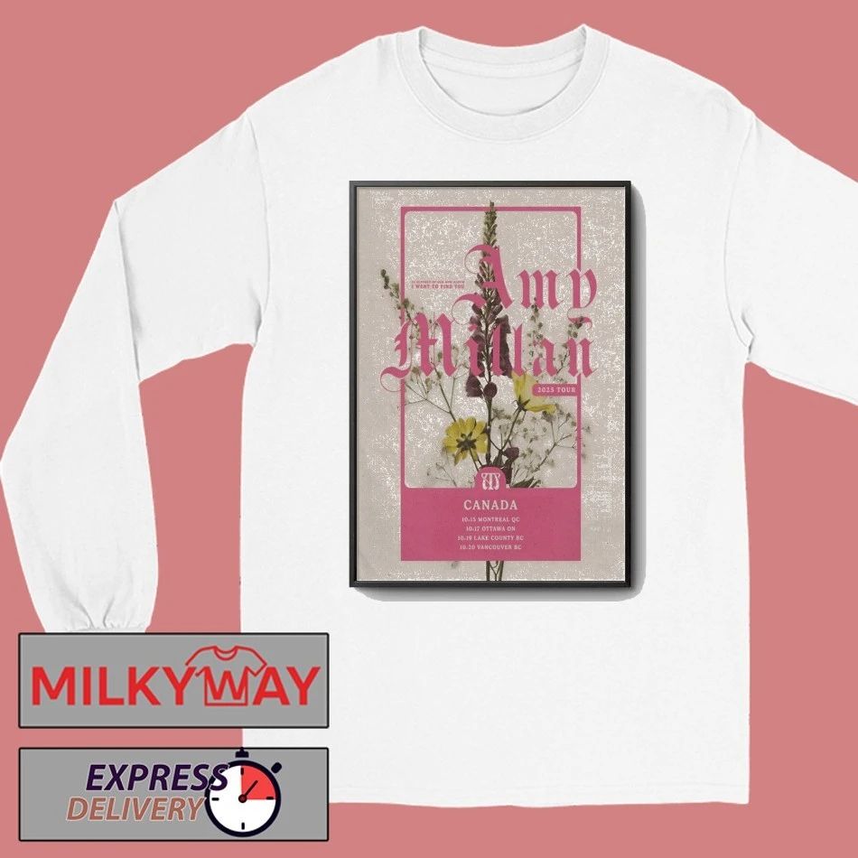 Amy Millan Canada Tour 2025 Poster shirt