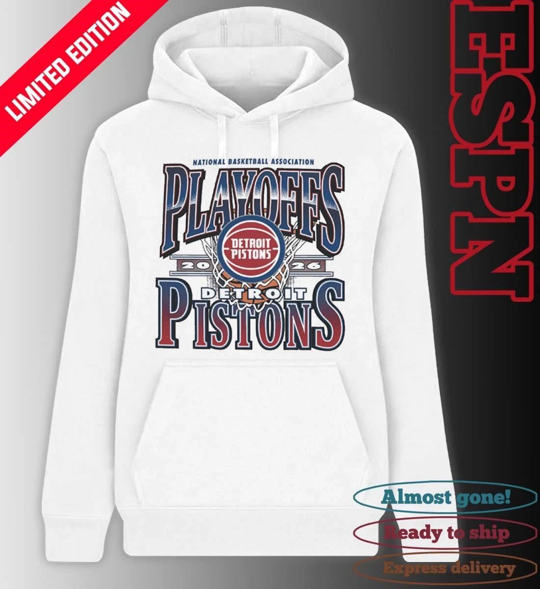 Detroit Pistons 2026 NBA Playoff Participant Shirt