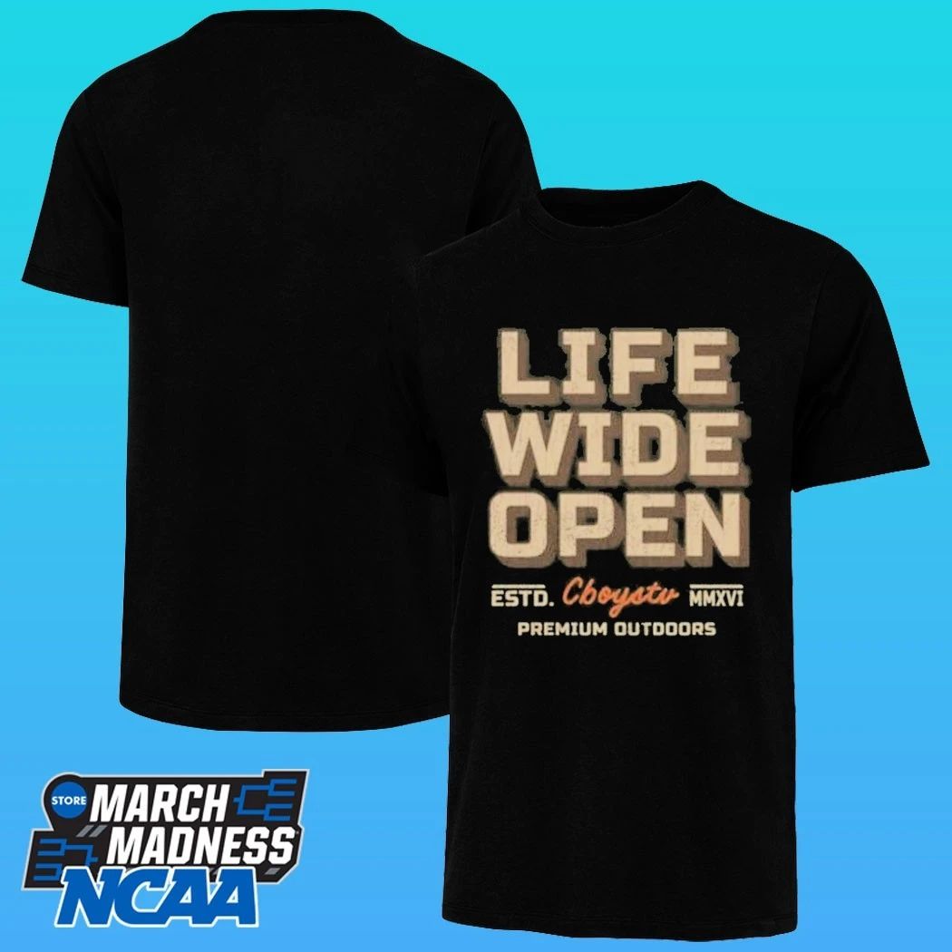 Cboystv Life Wide Open Hunt Camp Shirt